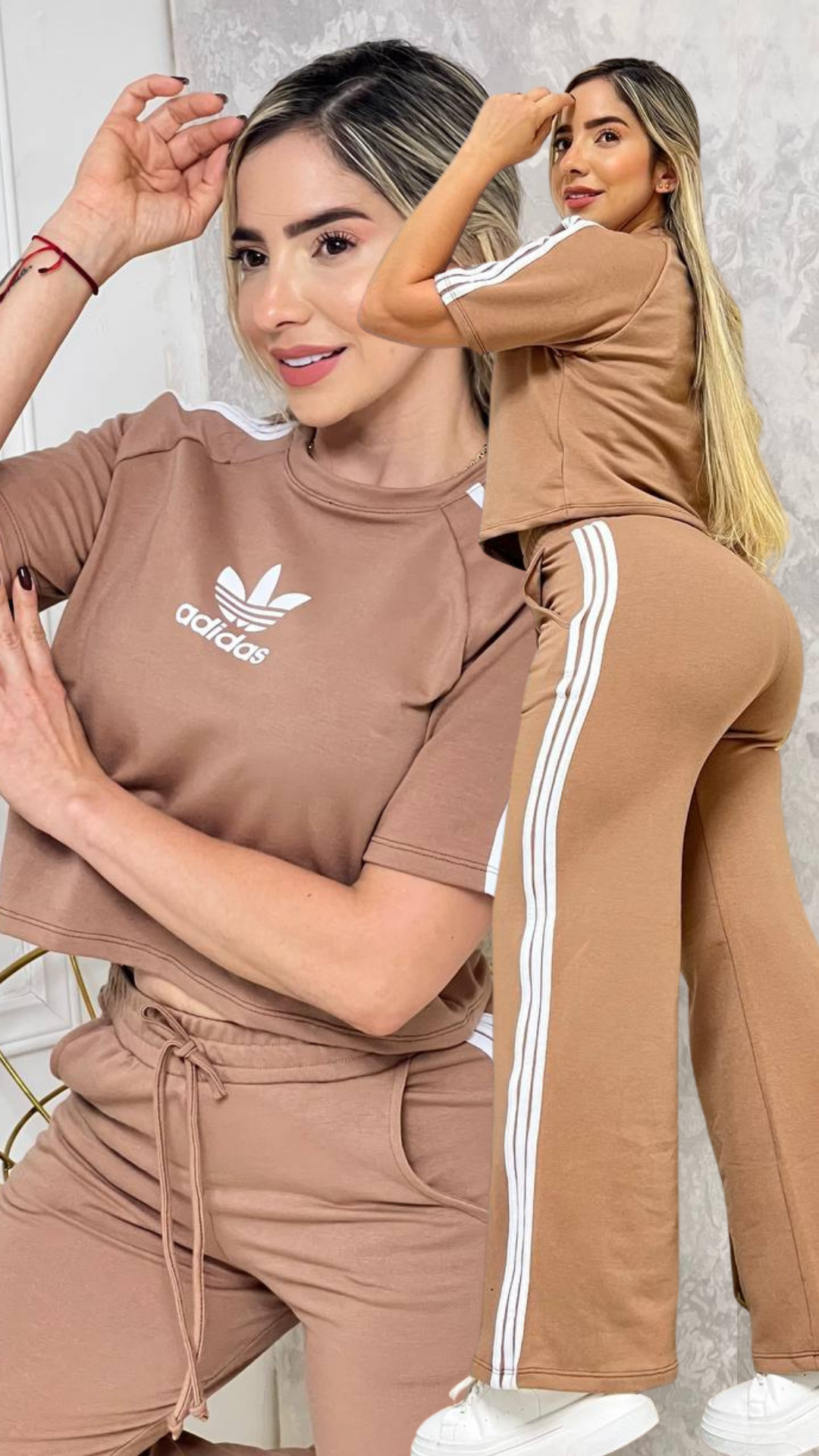 Conjunto Bota Campana Adidas