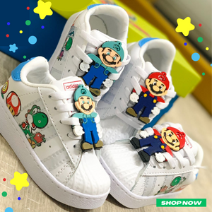 🍄ZAPATO PARA NIÑO ¡MARIO BROS!🍄