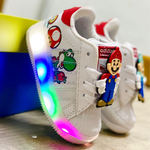 🌈ZAPATO DE LUCES PARA NIÑO ¡MARIO BROS!🌈